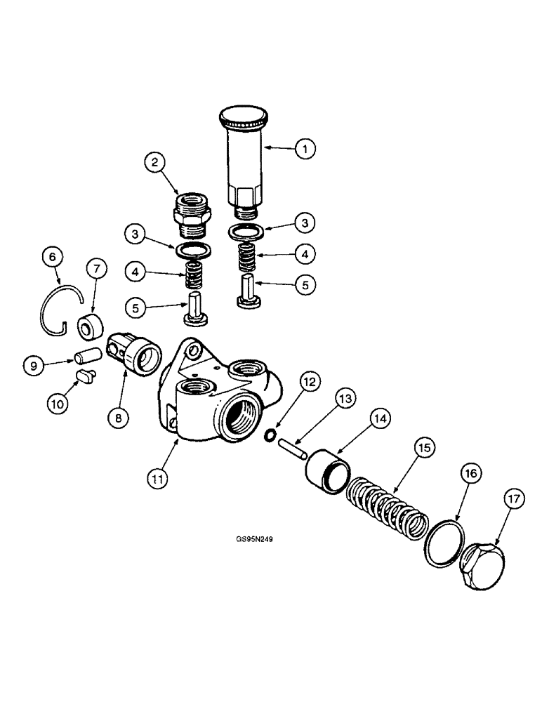 Схема запчастей Case IH DTI-466C - (9E-086) - INJECTION PUMP FUEL SUPPLY PUMP 