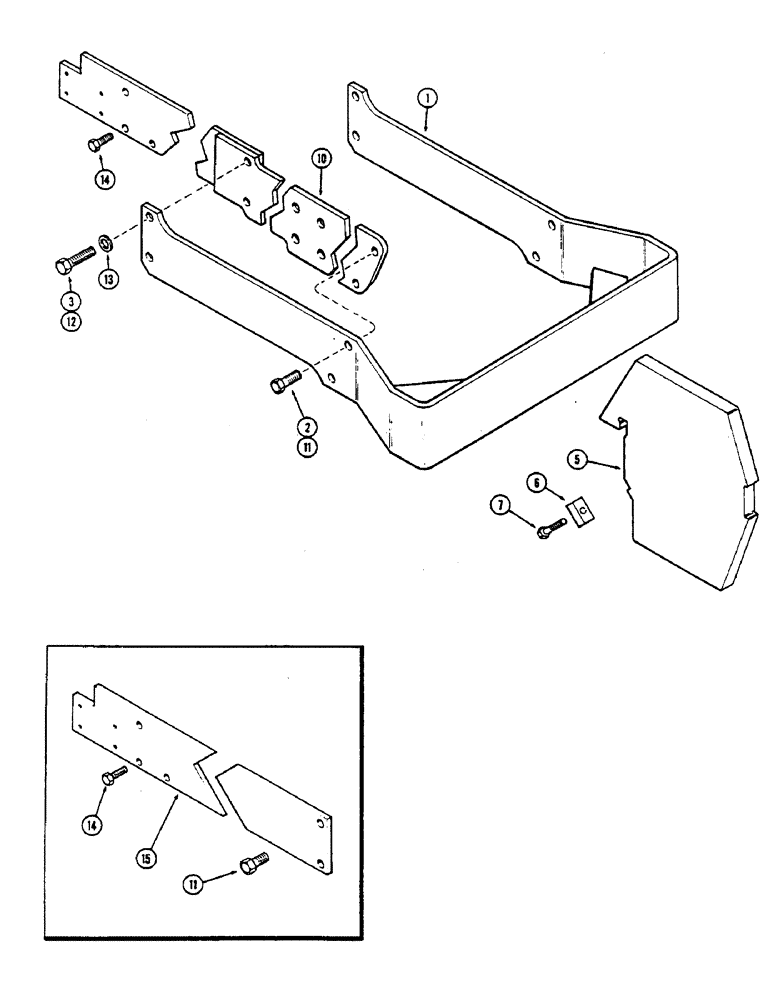 Схема запчастей Case IH 2390 - (9-321A) - FRONT END WEIGHTS (09) - CHASSIS/ATTACHMENTS