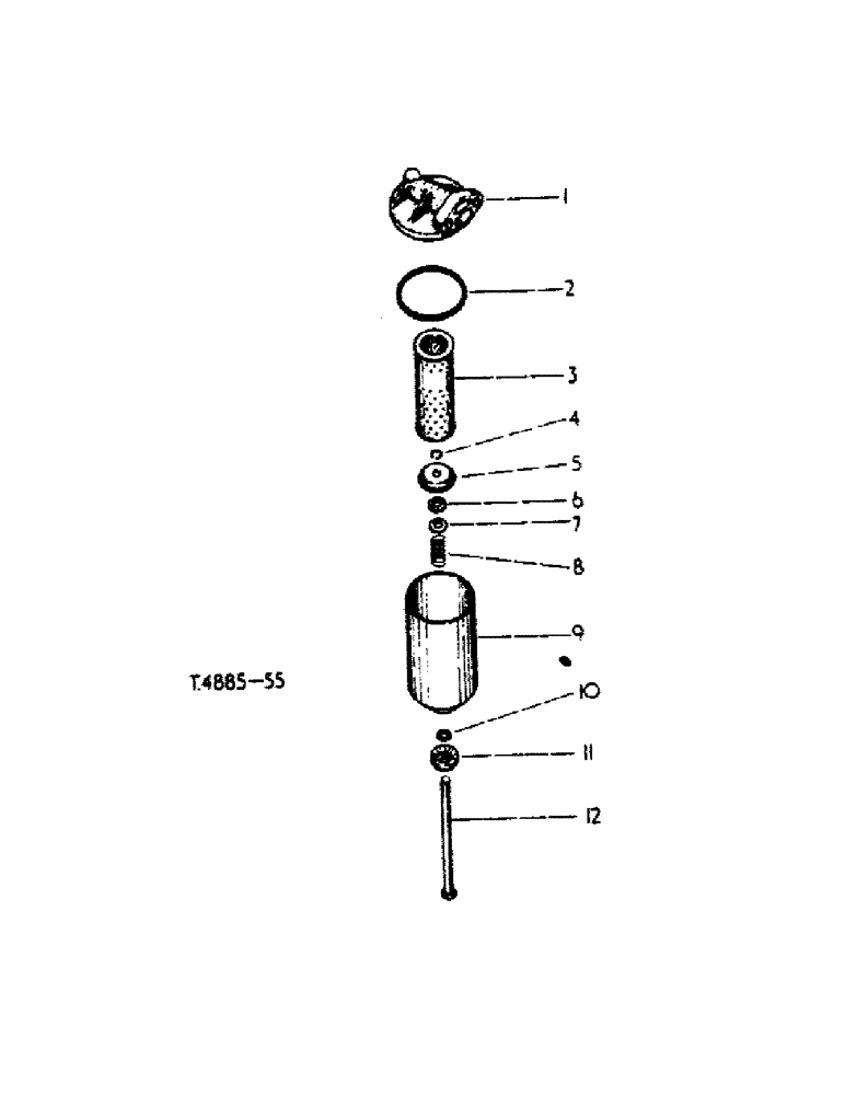 Схема запчастей Case IH 444 - (1-16[A]) - LUBRICATING OIL FILTER (02) - ENGINE