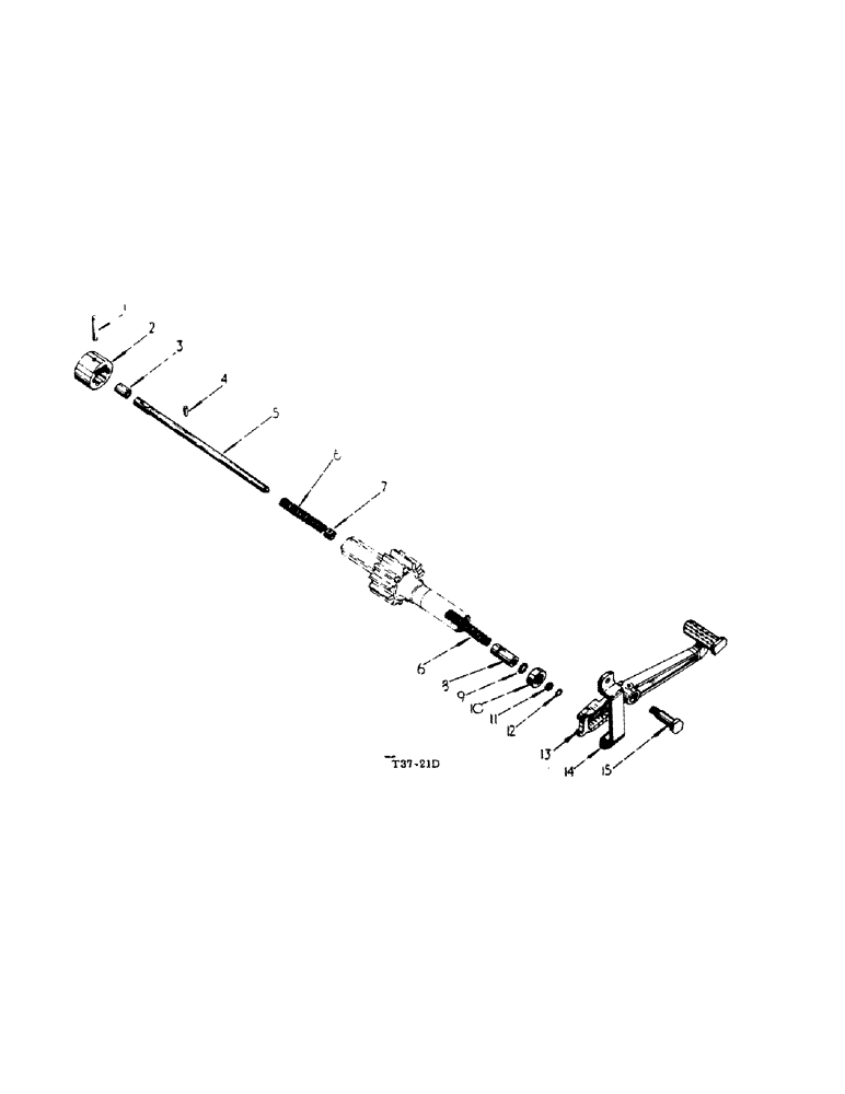 Схема запчастей Case IH 444 - (4-26) - DIFFERENTIAL LOCK (06) - POWER TRAIN