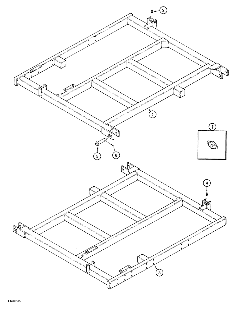 Схема запчастей Case IH 5700 - (9-054) - PRIMARY WING FRAME, LEVEL LIFT MODELS, VERTICAL FOLD, 27 FOOT THROUGH 33 FOOT WIDE (18) - MISCELLANEOUS