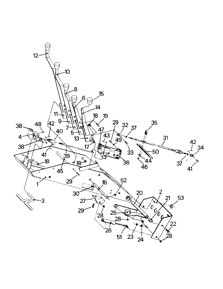 Схема запчастей Case IH KP-525 - (01-24) - TILT CONSOLE ASSEMBLY (10) - CAB