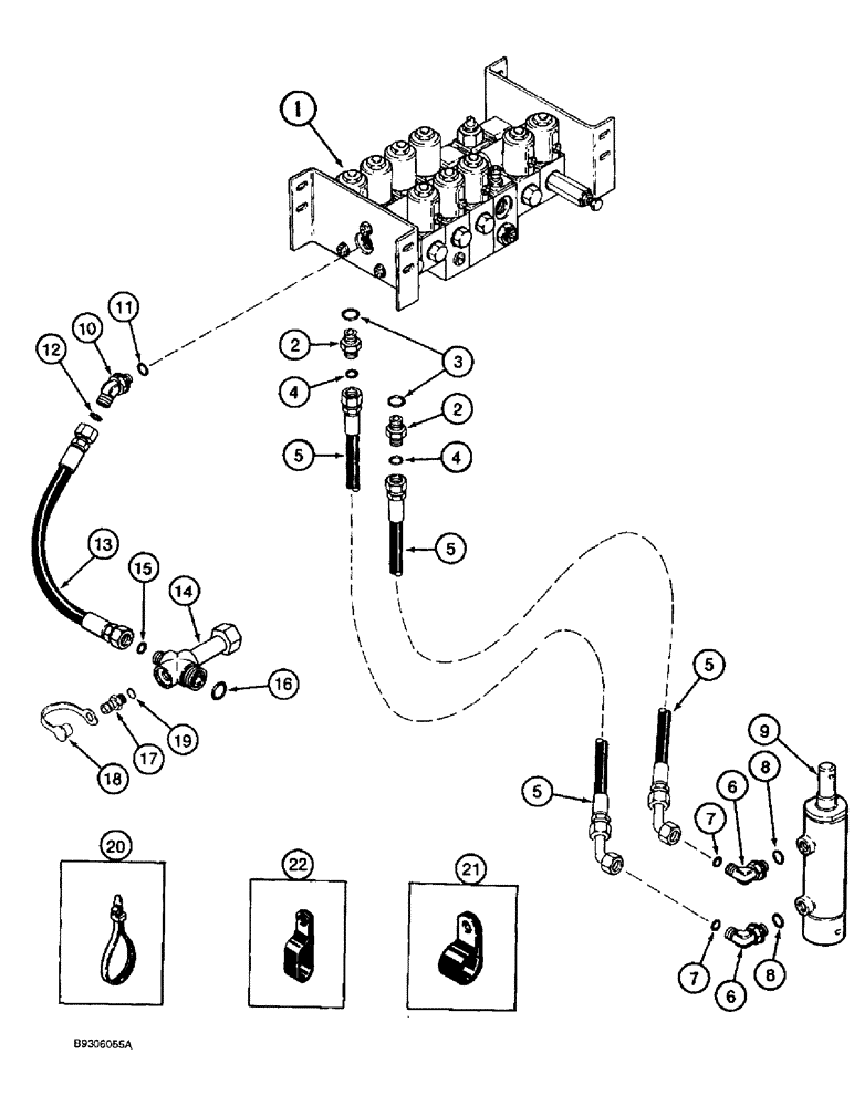 Схема запчастей Case IH 1688 - (8-68) - FEEDER CLUTCH SYSTEM (07) - HYDRAULICS