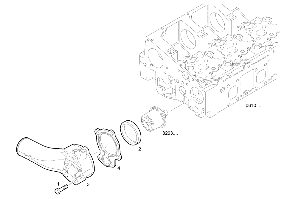 Схема запчастей Case IH F2CE9684M E006 - (3260.023) - TEMPERATURE REGULATOR 