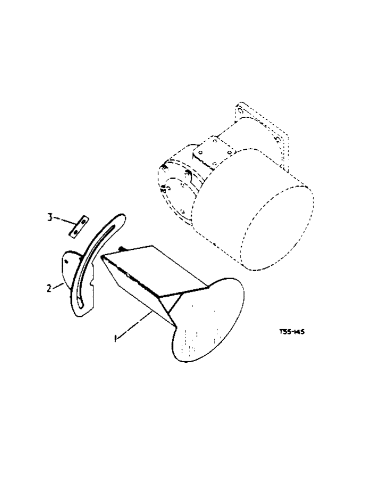 Схема запчастей Case IH 434 - (6-022) - SAFETY SHIELD, BELT PULLEY AND SHIELD ATTACHMENT - ATTACHMENTS (06) - POWER TRAIN