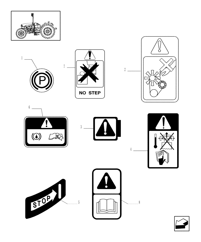 Схема запчастей Case IH JX1060C - (1.98.0[01]) - DECALS (13) - DECALS