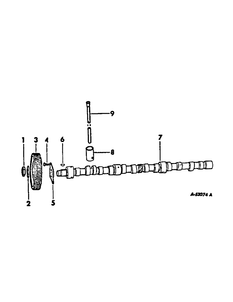 Схема запчастей Case IH 414 - (279) - CAMSHAFT AND RELATED PARTS (10) - ENGINE