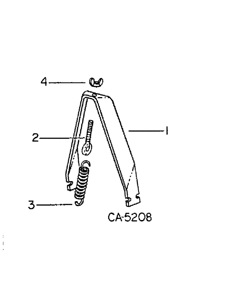 Схема запчастей Case IH 400 - (A-093) - PRESS WHEEL SPRING ATTACHMENT, QUANTITIES SHOWN ARE PER ROW 