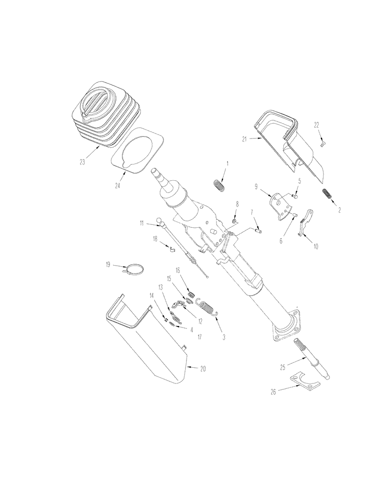 Схема запчастей Case IH STX325 - (05-07) - STEERING COLUMN ASSY (05) - STEERING