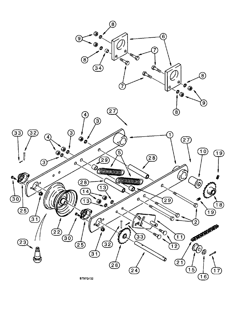 Схема запчастей Case IH 900 - (9-249C) - LIQUID FERTILIZER DRIVE TRACTION WHEEL, 8 ROW WIDE &12 ROW NARROW, VERTICAL FOLD (09) - CHASSIS/ATTACHMENTS