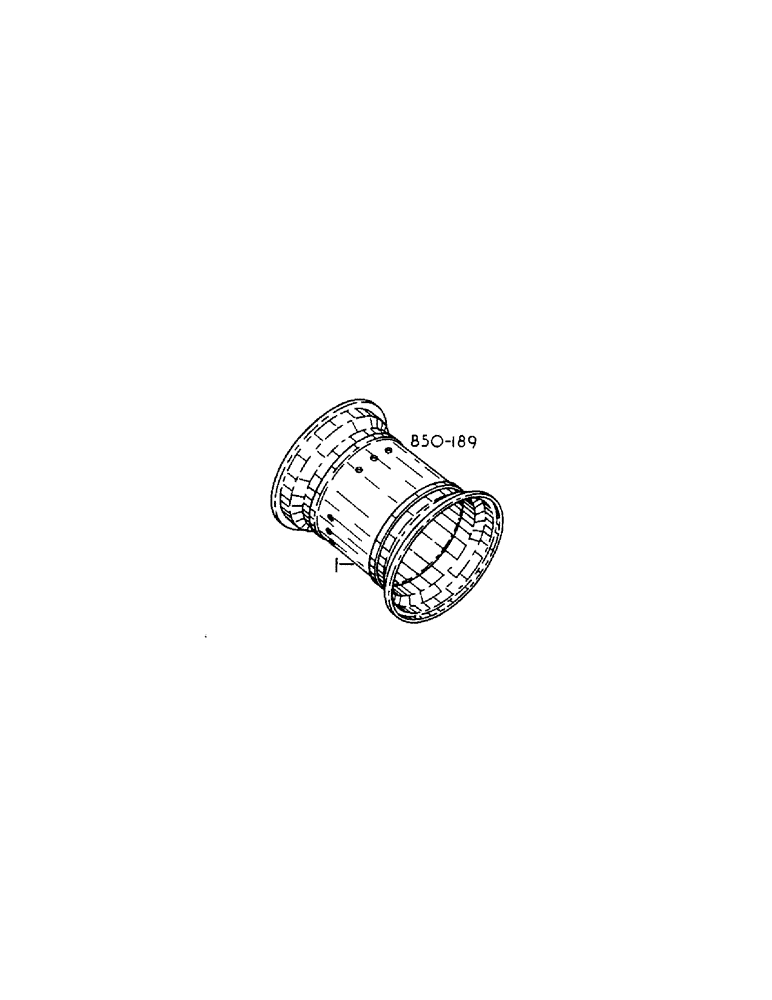 Схема запчастей Case IH 584 - (15-03[B]) - REAR WHEEL, RIM & DISC. ASSY. P/N 386078R92 Wheels & Traction