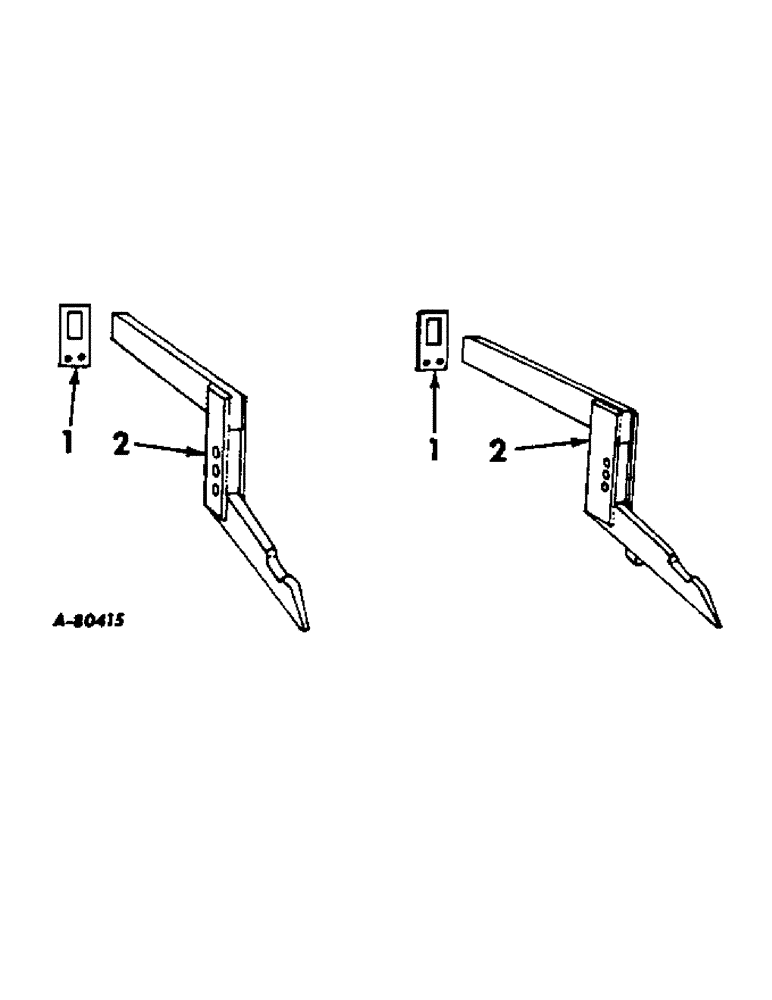 Схема запчастей Case IH 130 - (T-3[A]) - TWO POINT FAST HITCH COMPLETING PACKAGE 