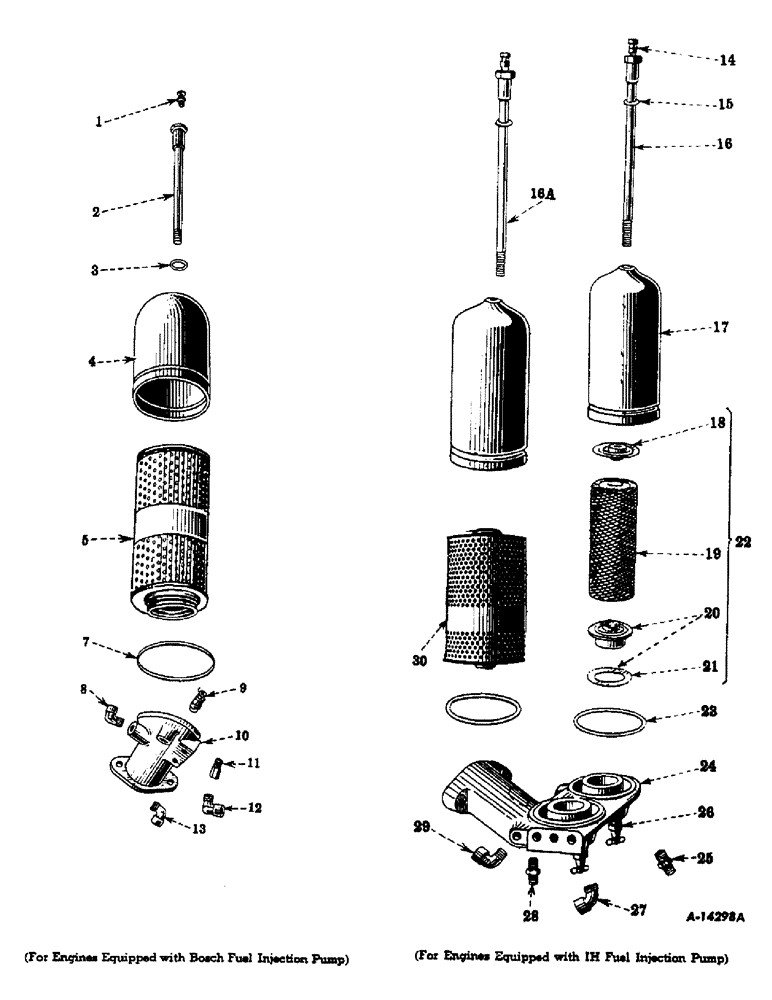 Схема запчастей Case IH FARMALL M - (082) - DIESEL ENGINE, FUEL OIL FILTERS (01) - ENGINE