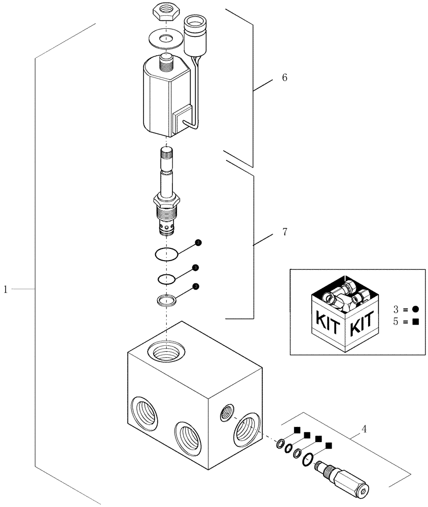 Схема запчастей Case IH 1200PT - (L.50.F[03]) - COULTER VALVE ASSEMBLY, WITH RELIEF (BSN CBJ0001892) L - Field Processing