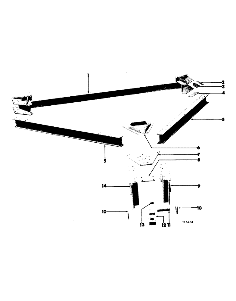 Схема запчастей Case IH 75 - (06-06) - HITCH ASSEMBLY (20 FT. MACHINES ONLY) 