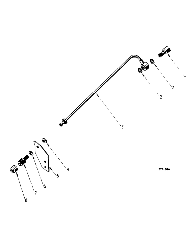 Схема запчастей Case IH 434 - (5-05) - SELF-SEALING COUPLING ATTACHMENT - HYDRAULIC ATTACHMENTS (08) - HYDRAULICS