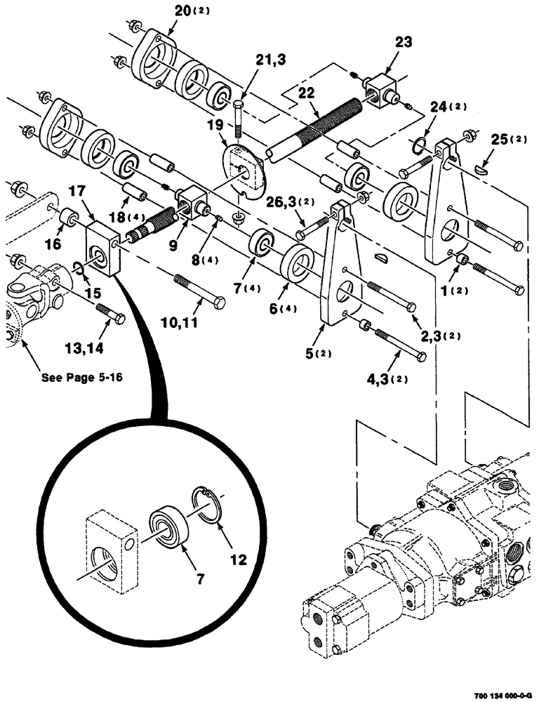 Схема запчастей Case IH 8860 - (05-14) - TRANSMISSION CONTROLS ASSEMBLY (CONTINUED) (14) - MAIN GEARBOX & DRIVE