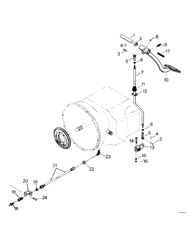 Схема запчастей Case IH RC210 - (04-08) - CLUTCH CONTROLS (04) - Drive Train