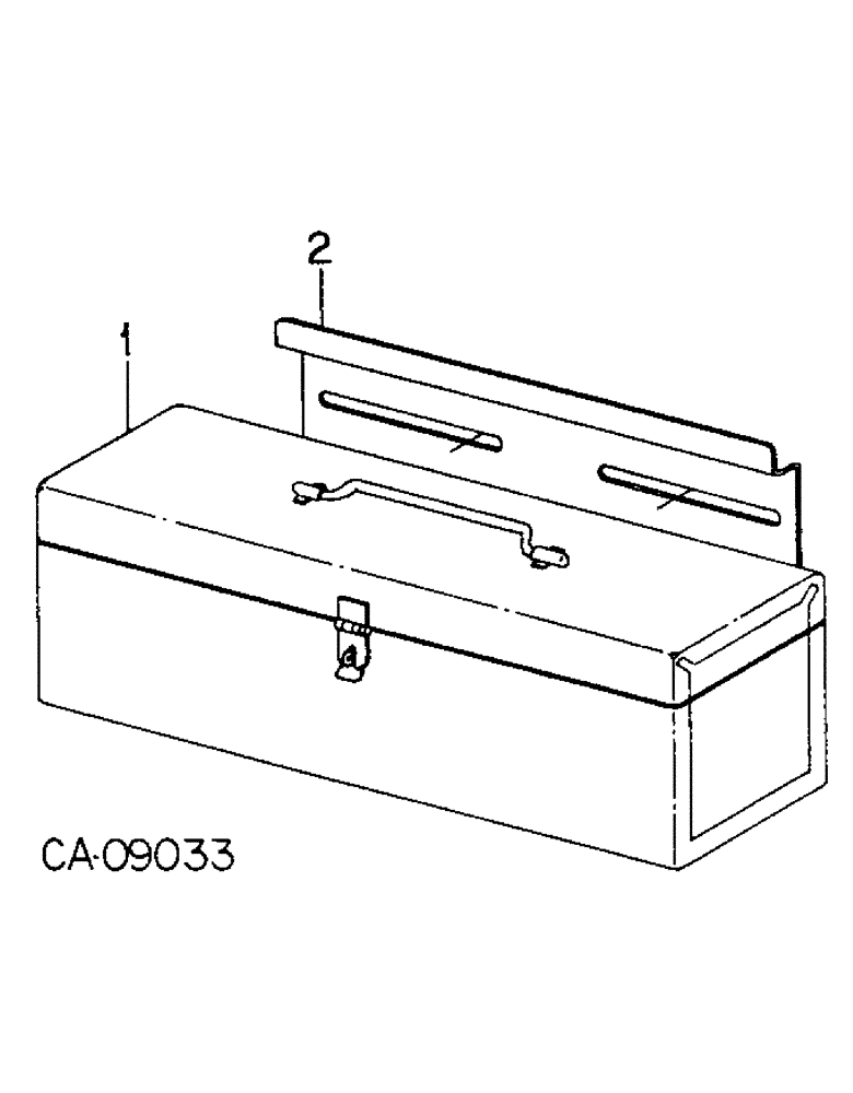 Схема запчастей Case IH 7488 - (02-02) - MISCELLANEOUS, TOOL BOX Accessories & Attachments / Miscellaneous