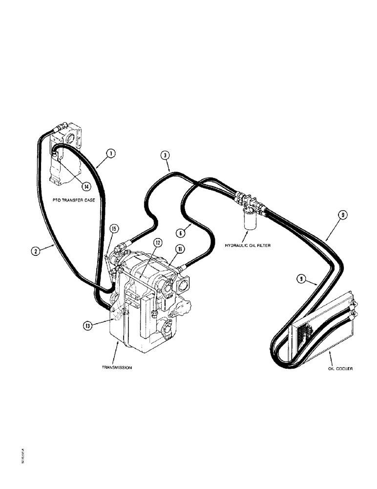 Схема запчастей Case IH 9380 QUADTRAC - (1-12) - PICTORIAL INDEX, LUBRICATION HYDRAULICS (00) - PICTORIAL INDEX