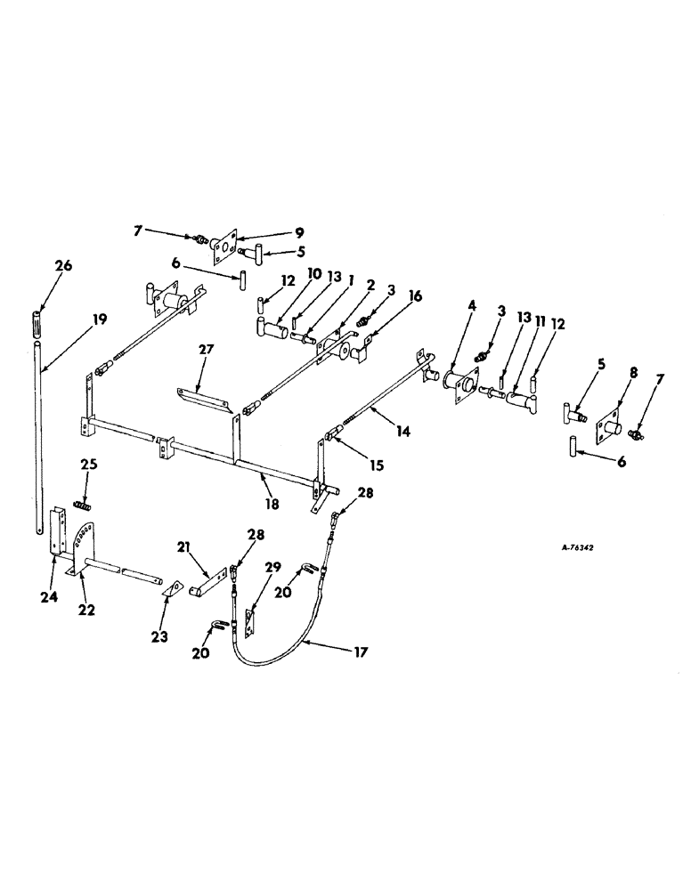 Схема запчастей Case IH 327WN - (H-14) - STALK ROLL CONTROL (58) - ATTACHMENTS/HEADERS