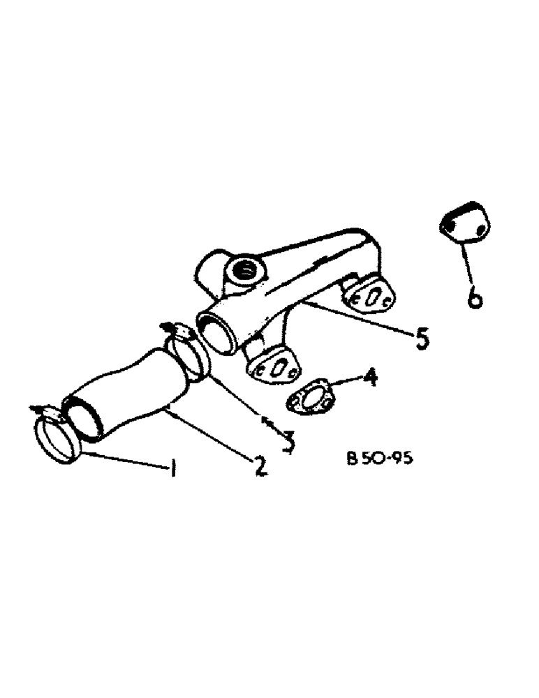 Схема запчастей Case IH 385 - (12-16) - POWER, COOLANT MANIFOLD Power