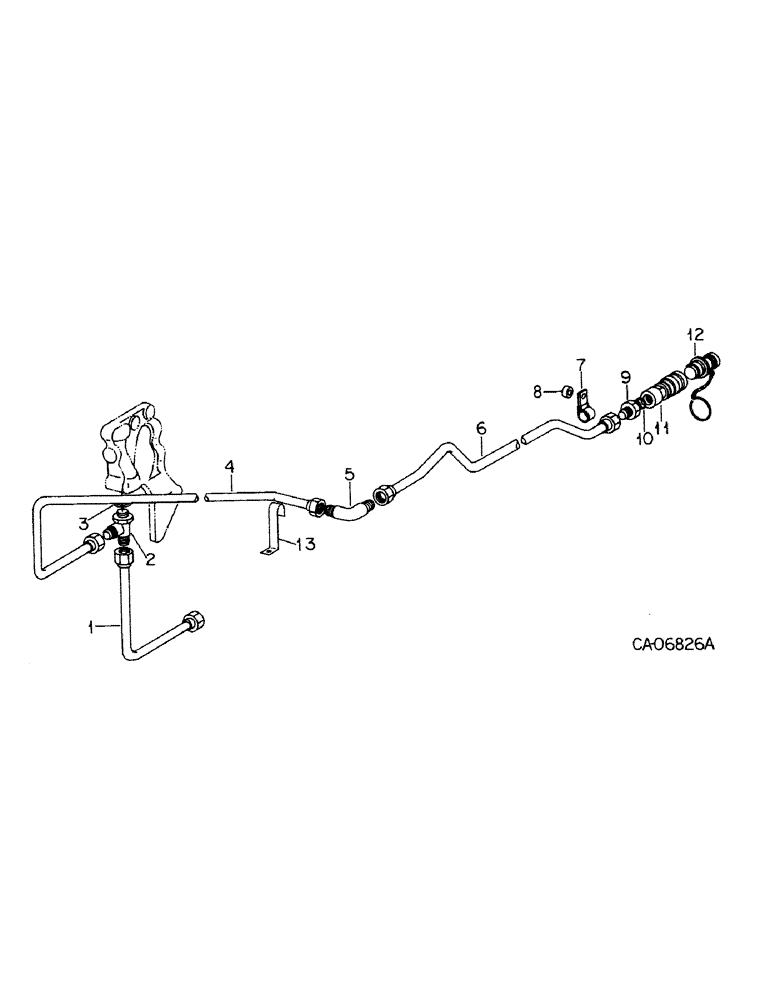 Схема запчастей Case IH 986 - (10-50) - HYDRAULIC, HYDRAULIC MOTOR RETURN PARTS ACCESSORY (07) - HYDRAULICS