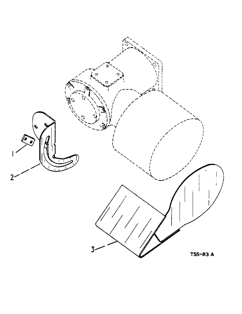 Схема запчастей Case IH 434 - (6-024) - BELT PULLEY SAFETY SHIELD, BELT PULLEY ATTACHMENT - ATTACHMENTS (06) - POWER TRAIN