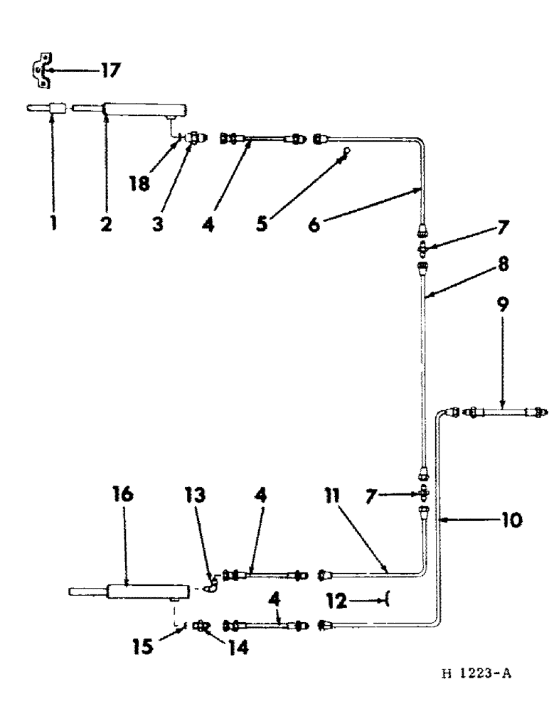 Схема запчастей Case IH 210 - (F-06) - HYDRAULICS SYSTEM, REEL LIFT LINES, PRIOR TO SERIAL NUMBER 3700 / HYDRAULIC FLUID (07) - HYDRAULIC SYSTEM