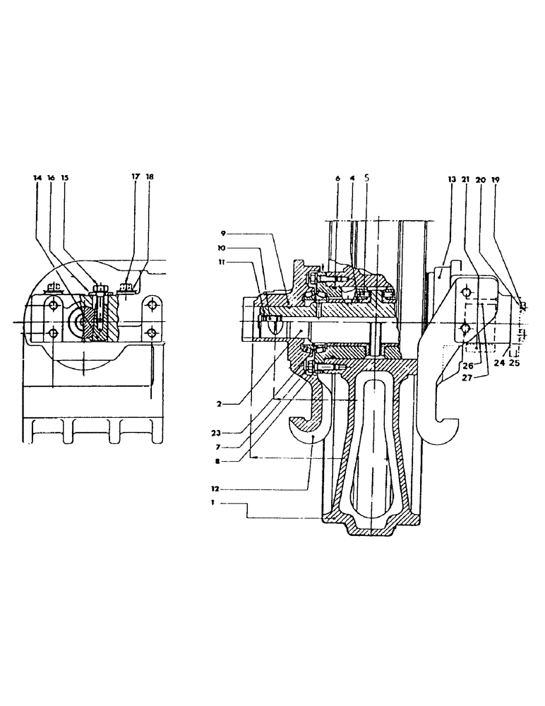 Схема запчастей Case IH 7700 - (A04-60) - FRONT TRACK IDLER, 7700 Mainframe & Functioning Components