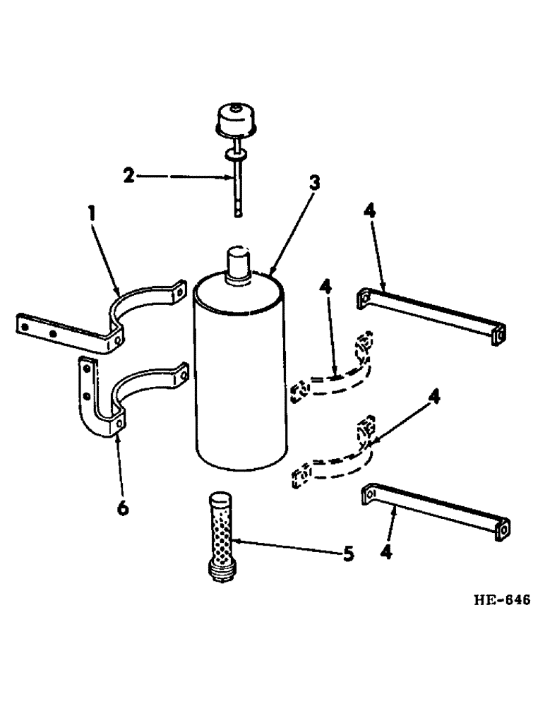 Схема запчастей Case IH 375 - (F-05) - HYDRAULIC SYSTEM, HYDRAULIC OIL RESERVOIR AND MOUNTING (07) - HYDRAULIC SYSTEM