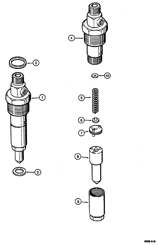 Схема запчастей Case IH 8860 - (10-72) - FUEL INJECTION NOZZLE (4-390 AND 4T-390 EMISSIONS CERTIFIED ENGINE) (10) - ENGINE