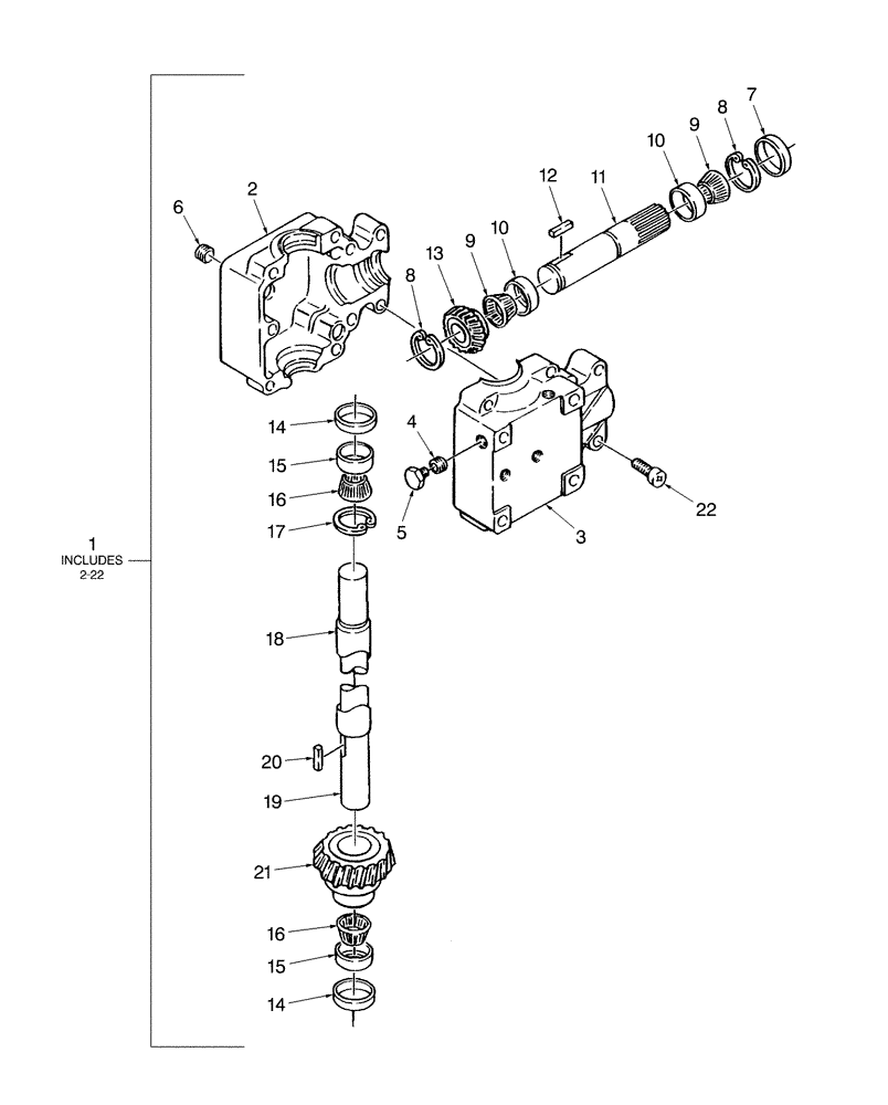 Схема запчастей Case IH 716C - (034) - GEARBOX, 72" 