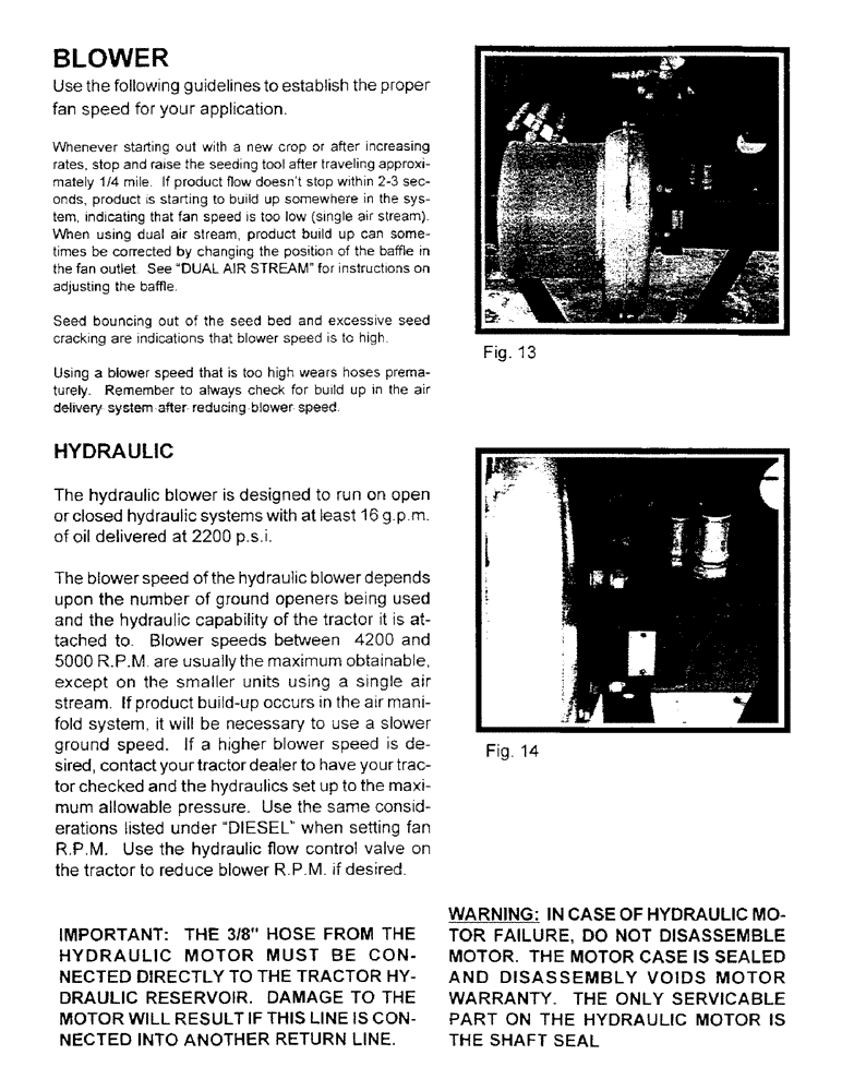 Схема запчастей Case IH 3400 - (B07) - BLOWER 