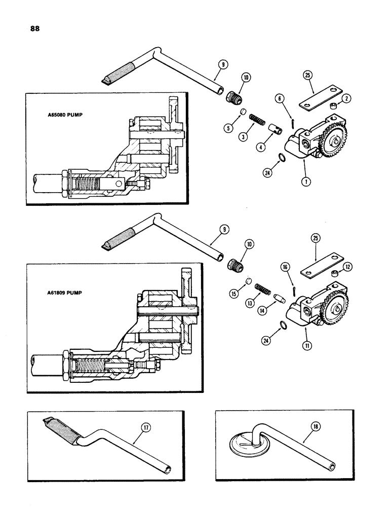 Схема запчастей Case IH 970 - (088) - OIL PUMP, (377B) SPARK IGNITION ENGINE (02) - ENGINE