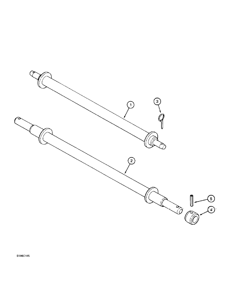 Схема запчастей Case IH 955 - (9A-12) - HITCH SPREADER BARS (09) - CHASSIS/ATTACHMENTS