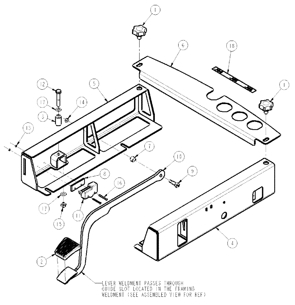 Схема запчастей Case IH SPX4260 - (01-019) - TRACTION CONTROL GROUP Cab Interior