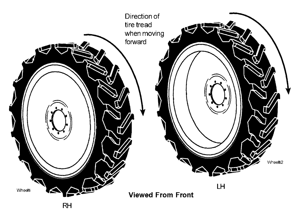 Схема запчастей Case IH PATRIOT WT - (05-002) - WHEEL & TIRE Hub, Wheel & Tires