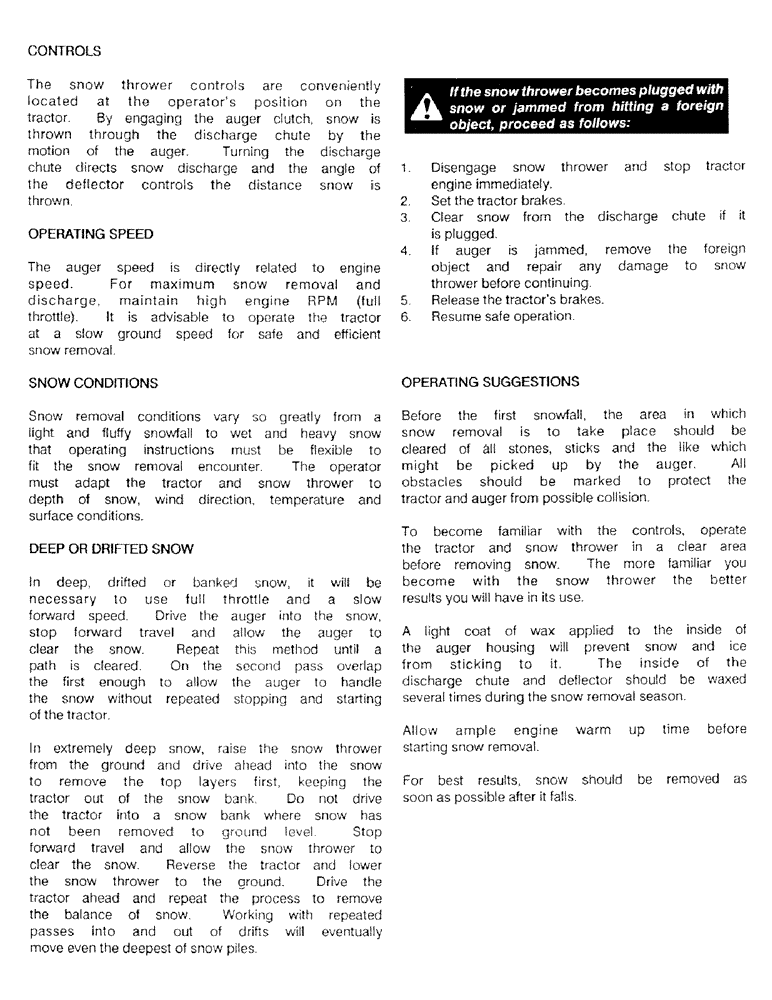 Схема запчастей Case IH C100 - (24) - OPERATING INSTRUCTIONS 