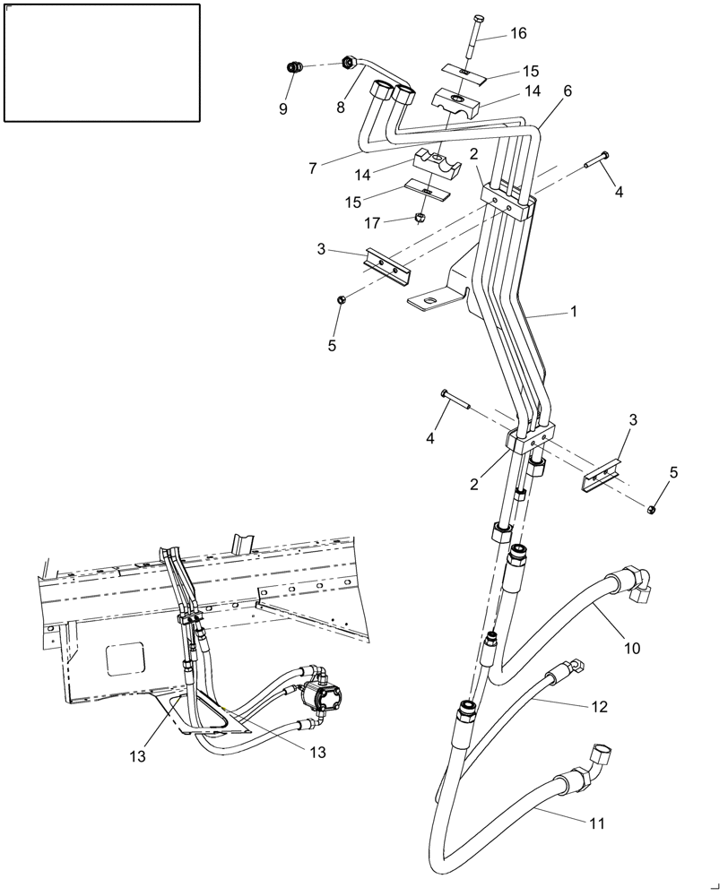 Схема запчастей Case IH 9120 - (35.910.02) - HYDRAULIC LINES - CLEANING FAN DRIVE (35) - HYDRAULIC SYSTEMS