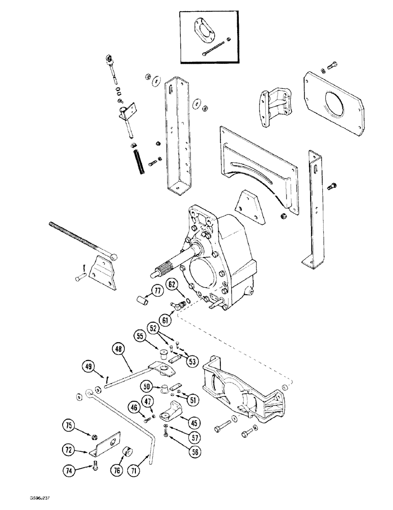 Схема запчастей Case IH 1660 - (9B-08) - ROTOR DRIVE, P.I.N. JJC0026711 & AFTER, (CONTD) (14) - ROTOR, CONCANVES & SIEVE