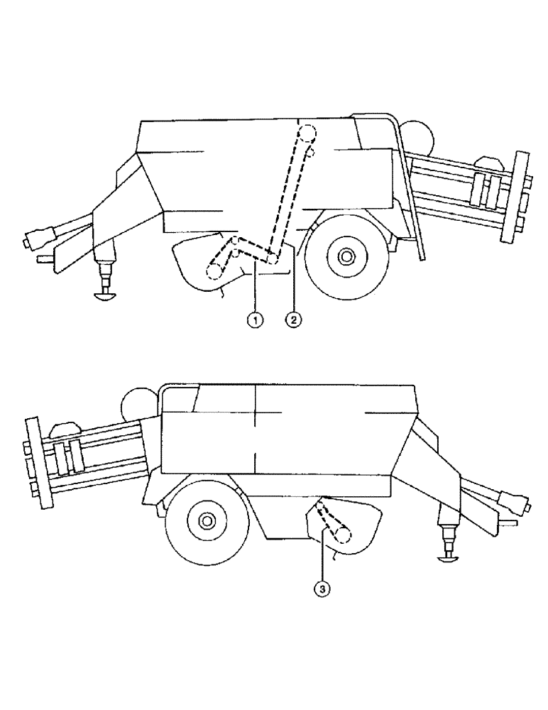 Схема запчастей Case IH 110 - (200) - DRIVE CHAINS & BELTS (08) - DECALS, CHAINS & BELTS