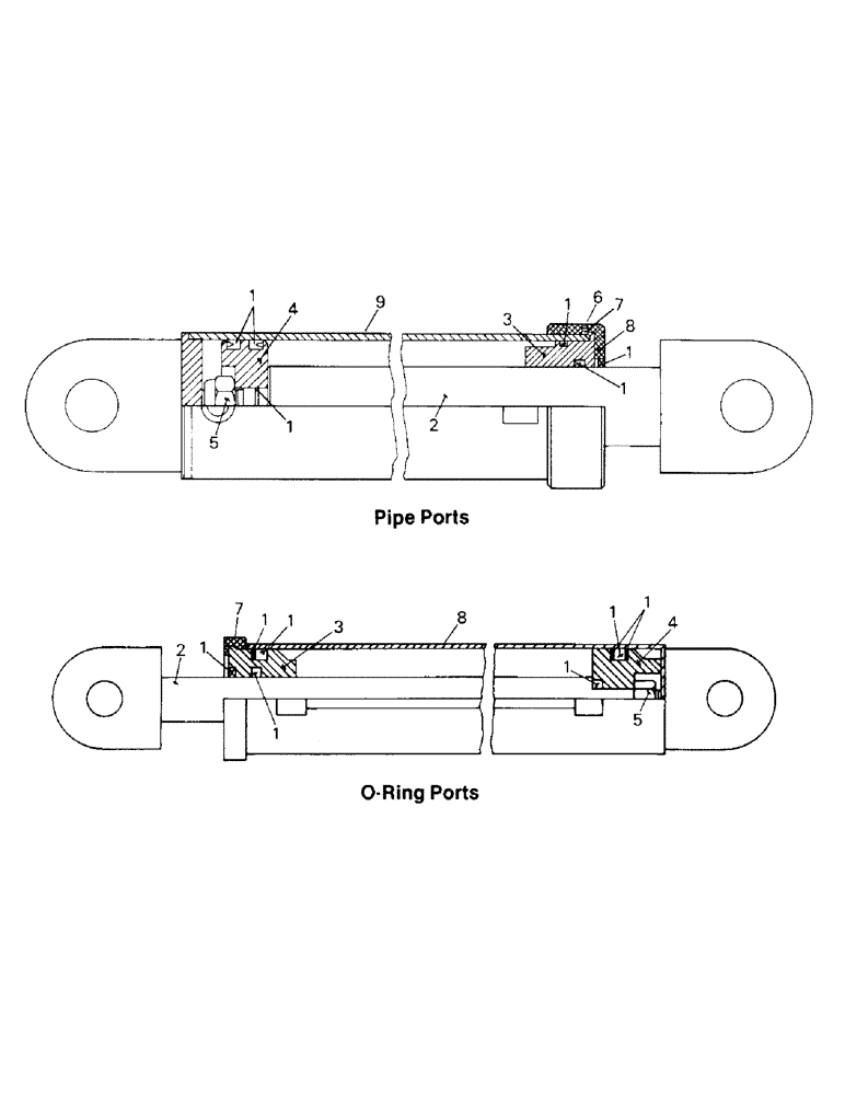 Схема запчастей Case IH ST250 - (10-41) - ANGLE CYLINDERS, DAKOTA UTILITY BLADE (19) - OPTIONS