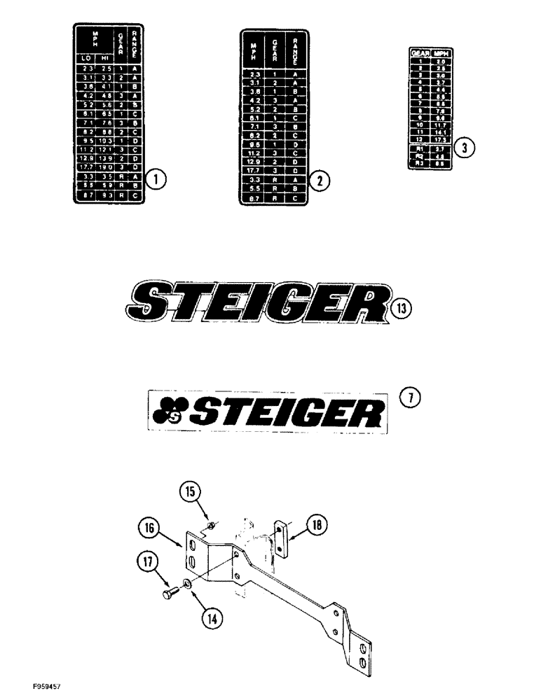 Схема запчастей Case IH 9350 - (9-116) - 60-6723T1 DECALS (09) - CHASSIS/ATTACHMENTS