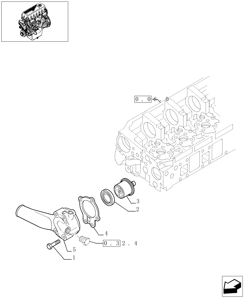 Схема запчастей Case IH F2BE0684A B003 - (0.32.6[01]) - TEMPERATURE CONTROL (THERMOSTAT) - (504033568-504072032) 