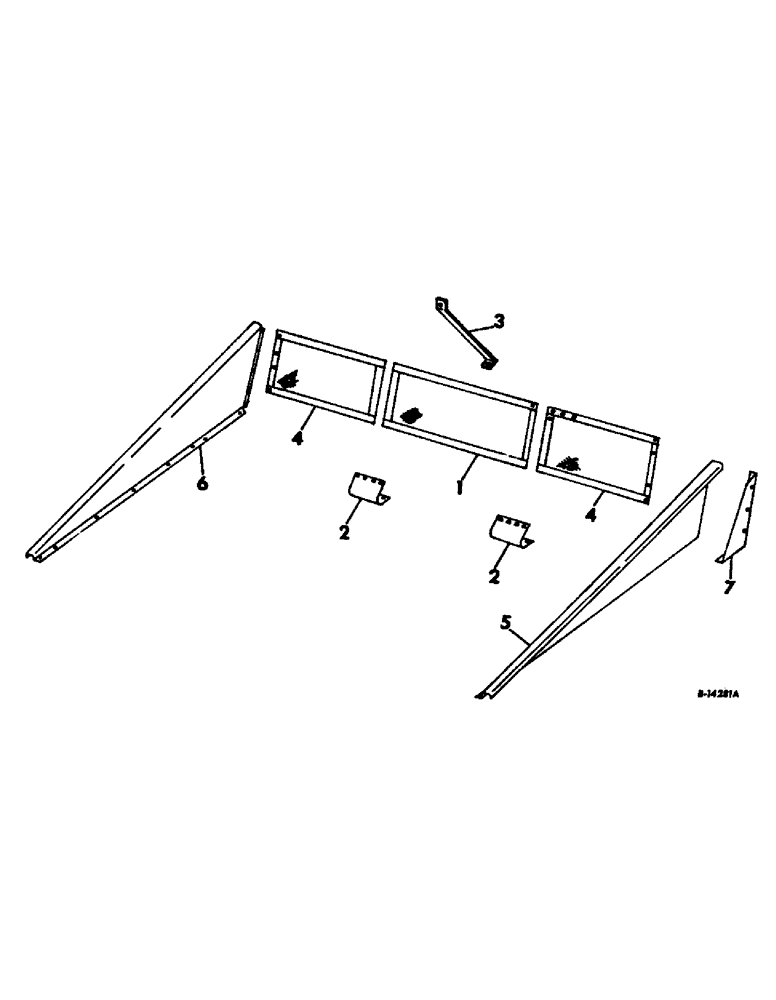 Схема запчастей Case IH 327WN - (H-22) - GATHERER EXTENSION (58) - ATTACHMENTS/HEADERS