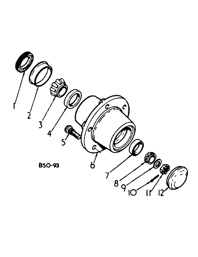 Схема запчастей Case IH 385 - (14-05) - SUSPENSION, ADJUSTABLE FRONT AXLE, SWEPT BACK, TRACTORS WITH 1-11/16 DIAMETER STEERING KNUCKLE POST Suspension