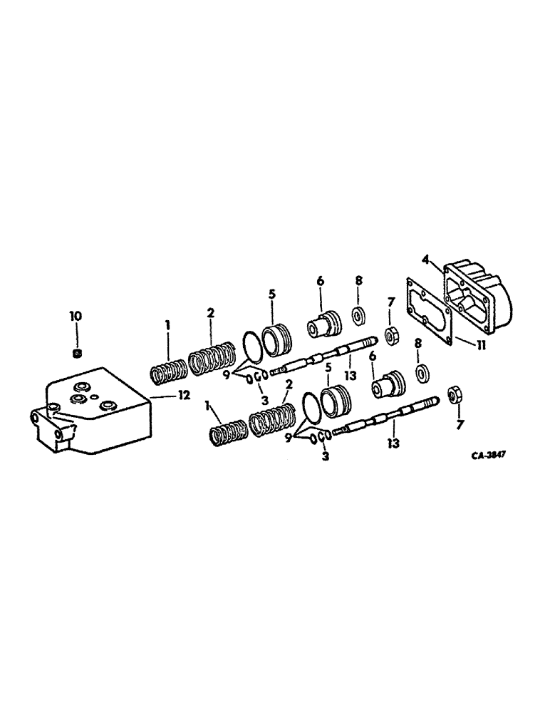 Схема запчастей Case IH 1486 - (04-04) - BRAKES, POWER BRAKE VALVE (5.1) - BRAKES