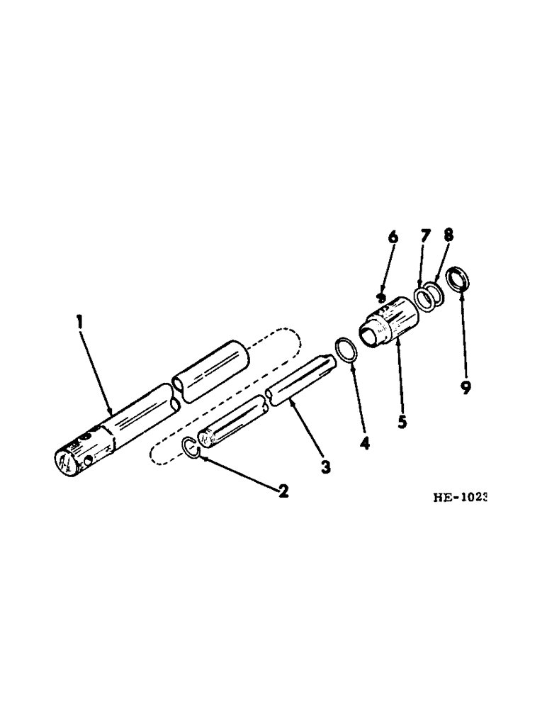 Схема запчастей Case IH 375 - (F-71) - HYDRAULIC SYSTEM, HYDRAULIC REEL LIFT SLAVE CYLINDER (07) - HYDRAULIC SYSTEM