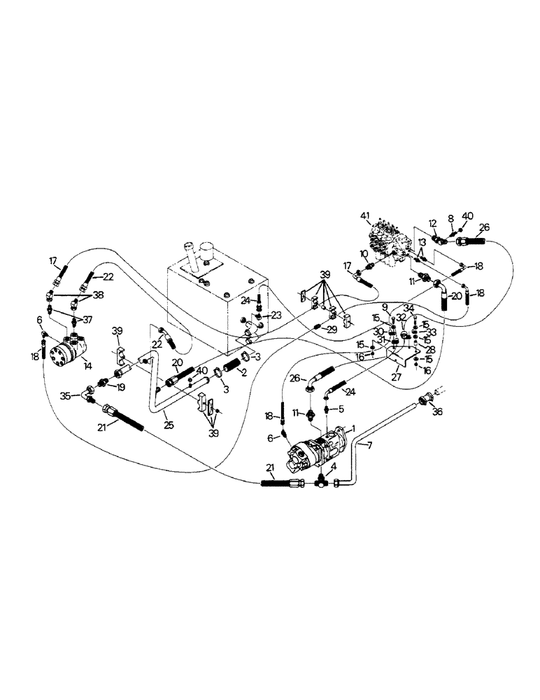 Схема запчастей Case IH STEIGER - (08-04) - HYDRAULIC SYSTEM, CONTROL VALVE AND PISTON PUMP (07) - HYDRAULICS